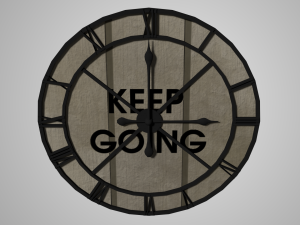 modern clock 3D Model