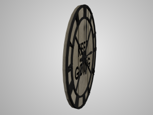 modern clock 3D Model