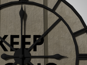modern clock 3D Model