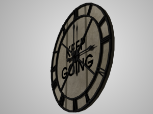 modern clock 3D Model