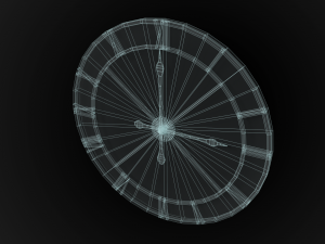 modern clock 3D Model