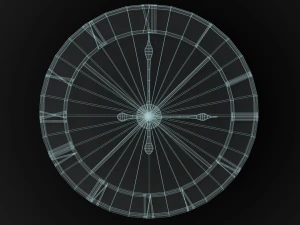 modern clock 3D Model