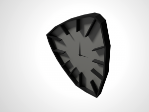 modern clock Model 3D