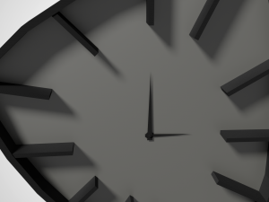 modern clock 3D Model