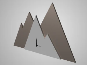 horloge moderne Modèle 3D