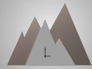 modern clock 3D Model