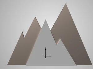 modern clock 3D Model