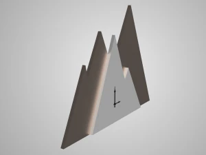 modern clock 3D Model