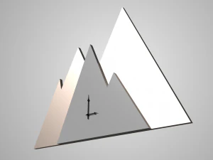 modern clock 3D Model