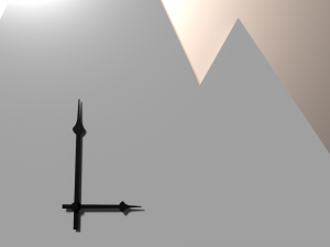 modern clock 3D Model