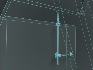 modern clock 3D Model