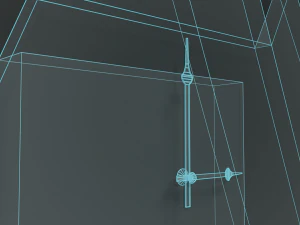 modern clock 3D Model