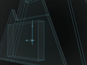 modern clock 3D Model