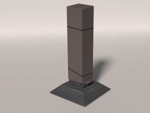 fire-water pillar 3D Model