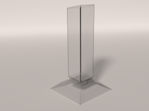 fire-water pillar 3D Model