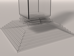 fire-water pillar 3D Model