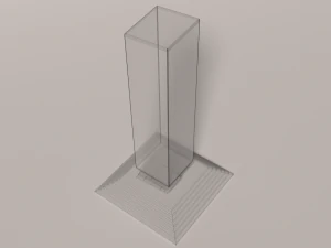 fire-water pillar 3D Model