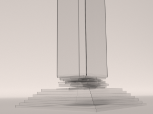 fire-water pillar 3D Model