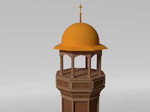 minaret 3D 모델