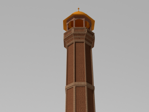 minaret 3D 모델