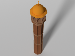 minaret 3D 모델