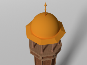 minaret 3D 모델