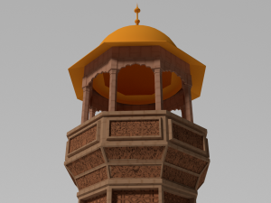 minaret 3D 모델