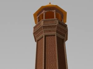 minaret 3D 모델
