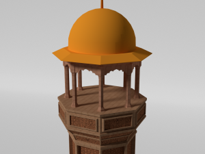minaret 3D 모델