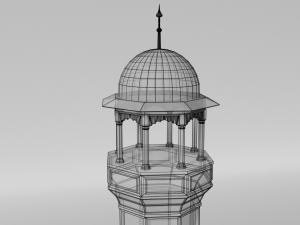minaret 3D 모델