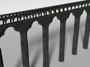 aqueduct section Model 3D