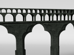 aqueduct section 3D 모델