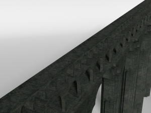 aqueduct section 3D 모델