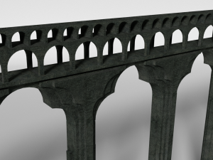 aqueduct section 3D 모델