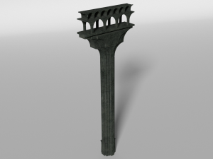 aqueduct section 3D 모델
