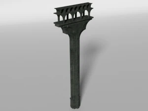 aqueduct section 3D Model