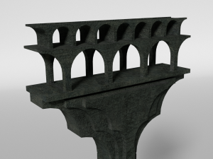 aqueduct section 3D 모델