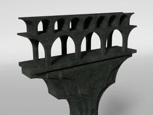 aqueduct section 3D Model