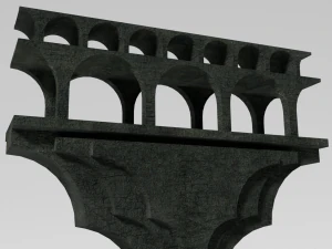 aqueduct section 3D Model