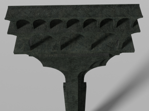 aqueduct section 3D 모델