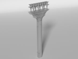 aqueduct section 3D 모델