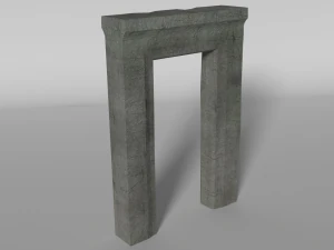 ancient gates set 3D Model