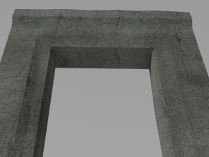 ancient gates set 3D 模型