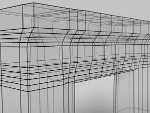 ancient gates set 3D 模型