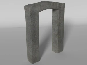ancient gates set 3D Model