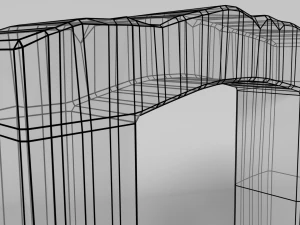 ancient gates set 3D Model