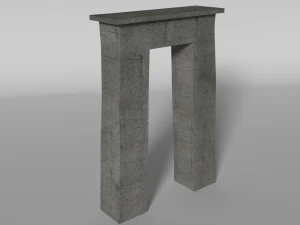 ancient gates set 3D Model