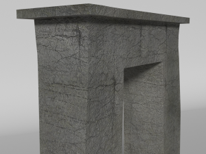 ancient gates set 3D 模型