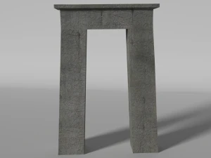 ancient gates set 3D Model