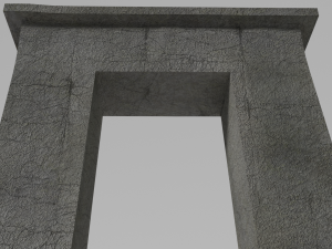 ancient gates set 3D 模型